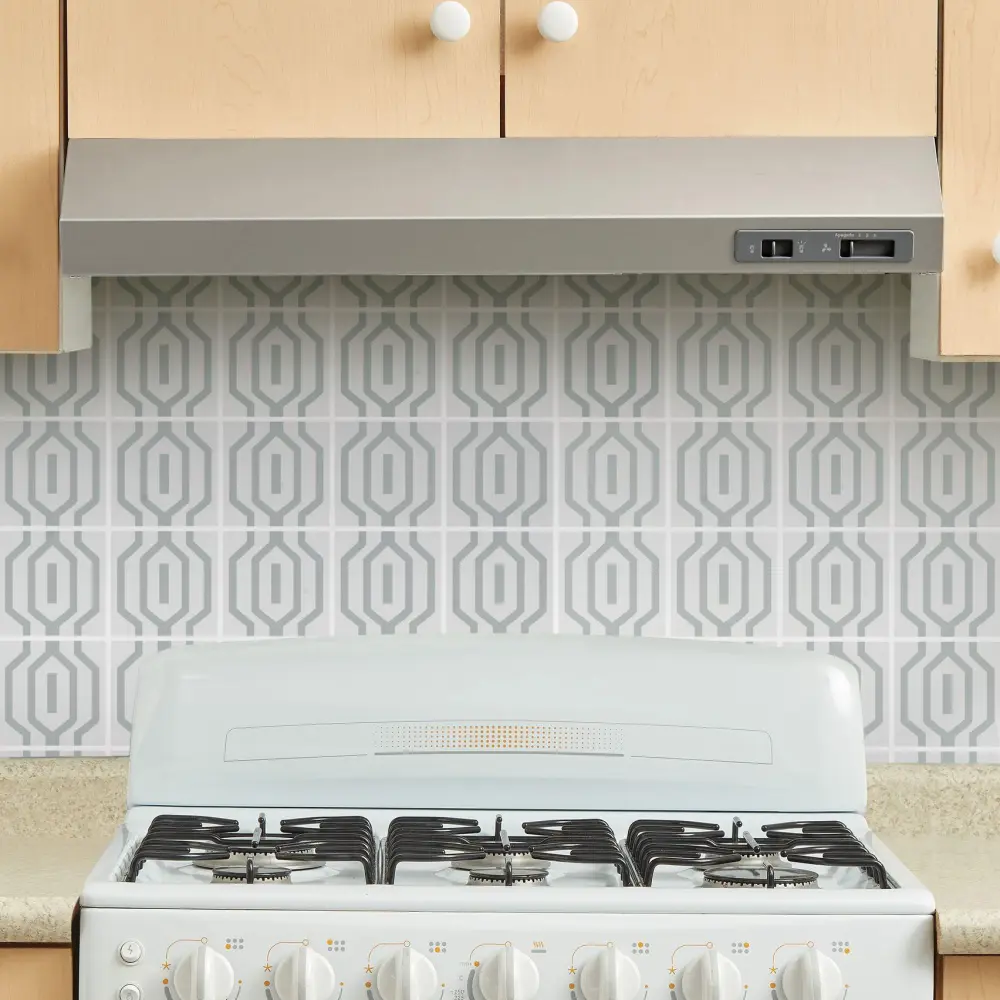 Geometric Adhesive Kitchen Wall Cover