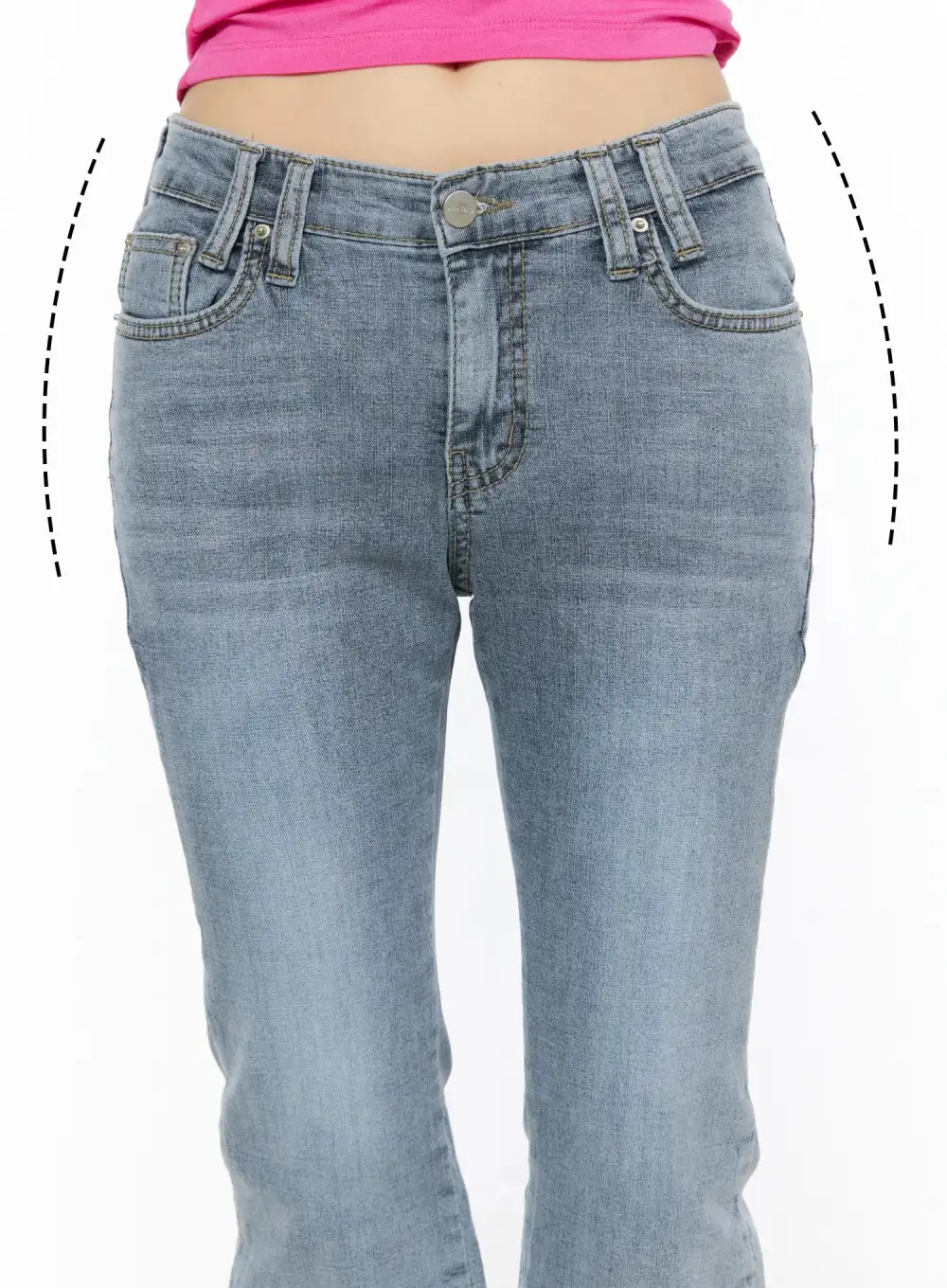High-Waist Capri Jeans