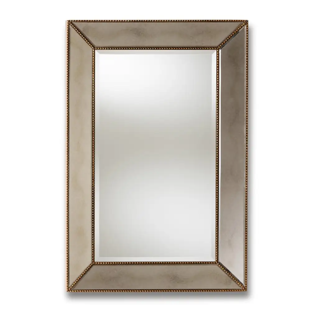 Beaded Accent Wall Mirror