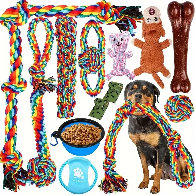 6pcs Unbreakable Heavy Duty Dog Chew Toys