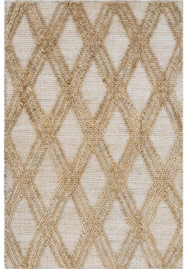 Artisan Design Flatweave Floral Persian Inspired Wool Jute Runner Rug