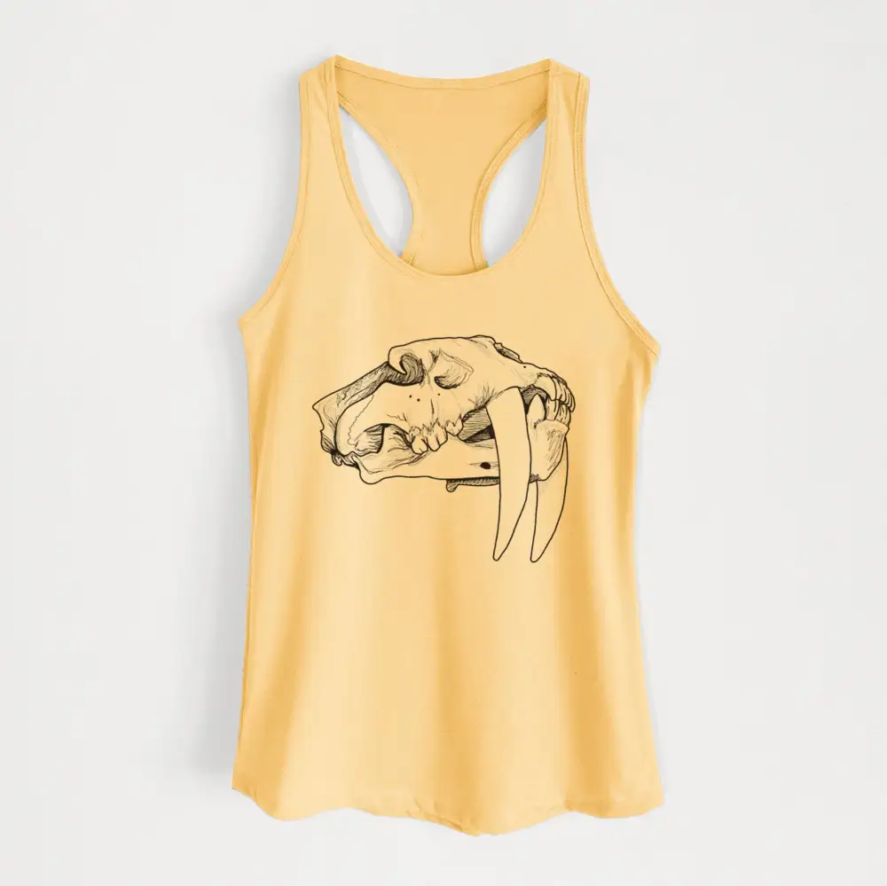 Saber-toothed Tiger Skull Tank Top