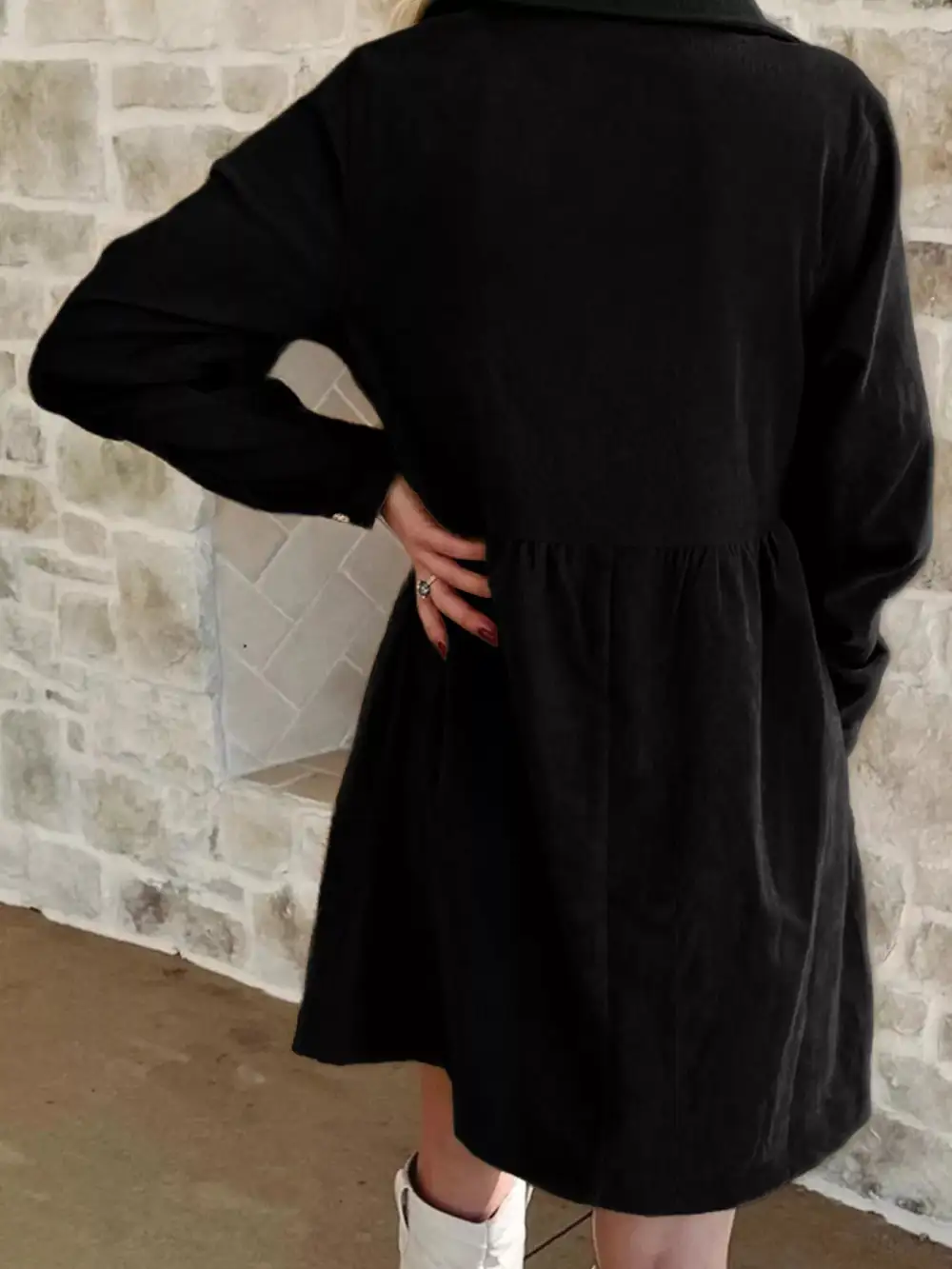 Corduroy Mini Dress