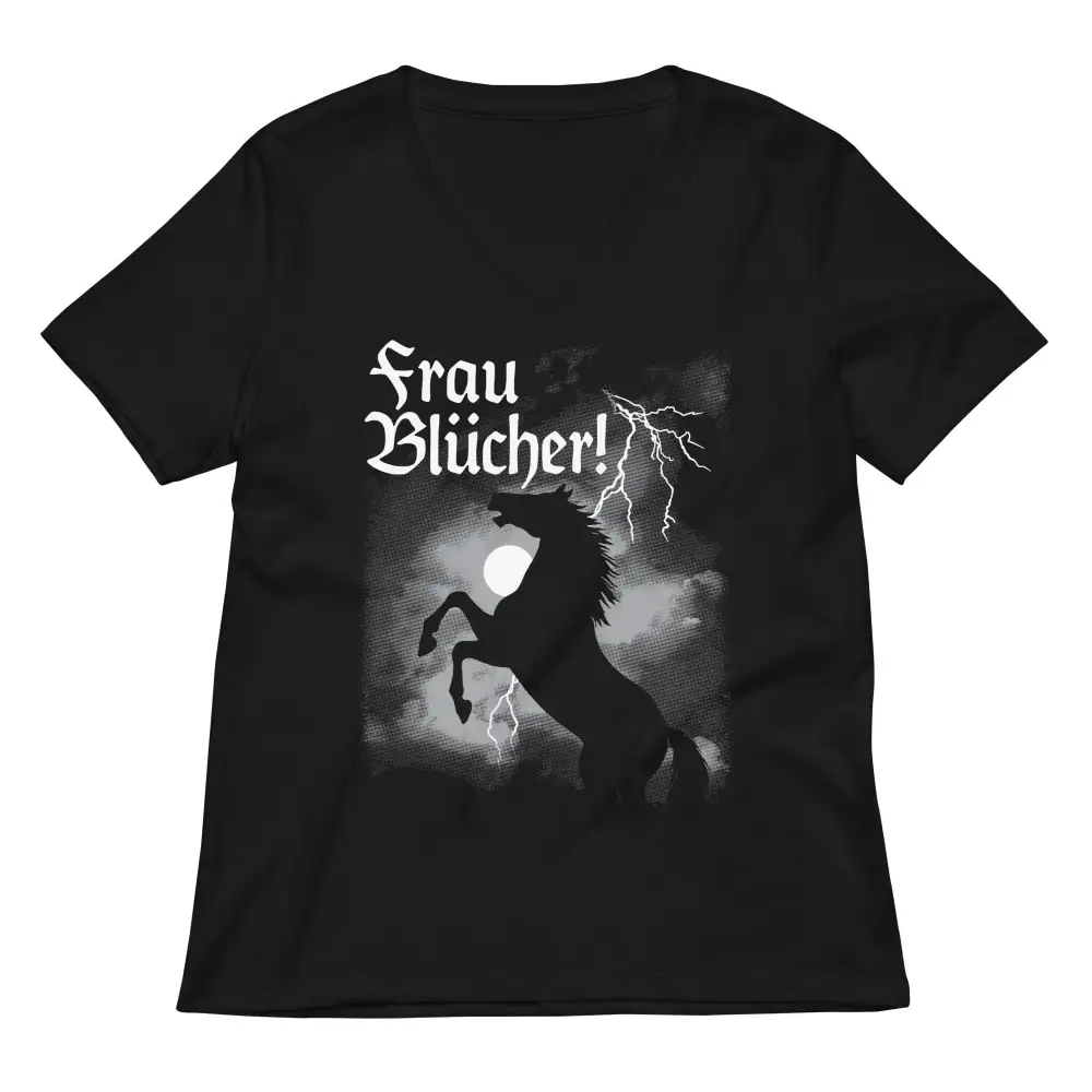 Horse Humor V Neck Tee