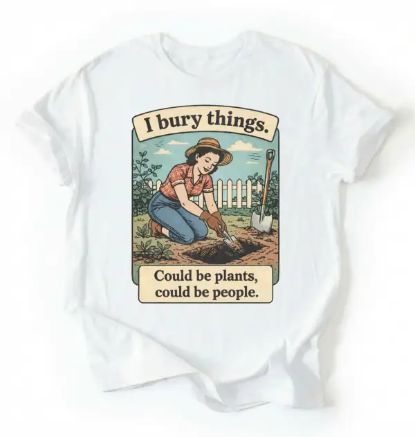 Plant Theme Light Graphic Cotton Tee