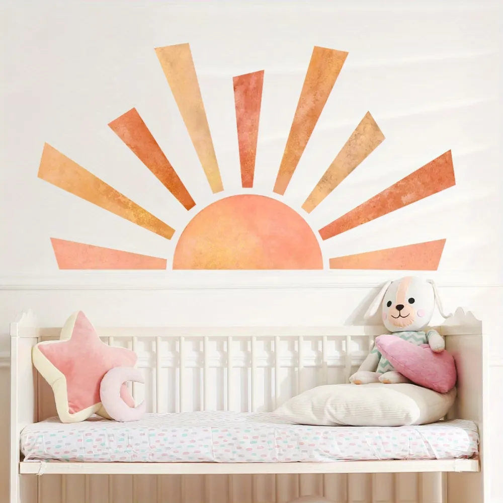 Watercolor Sun Wall Sticker