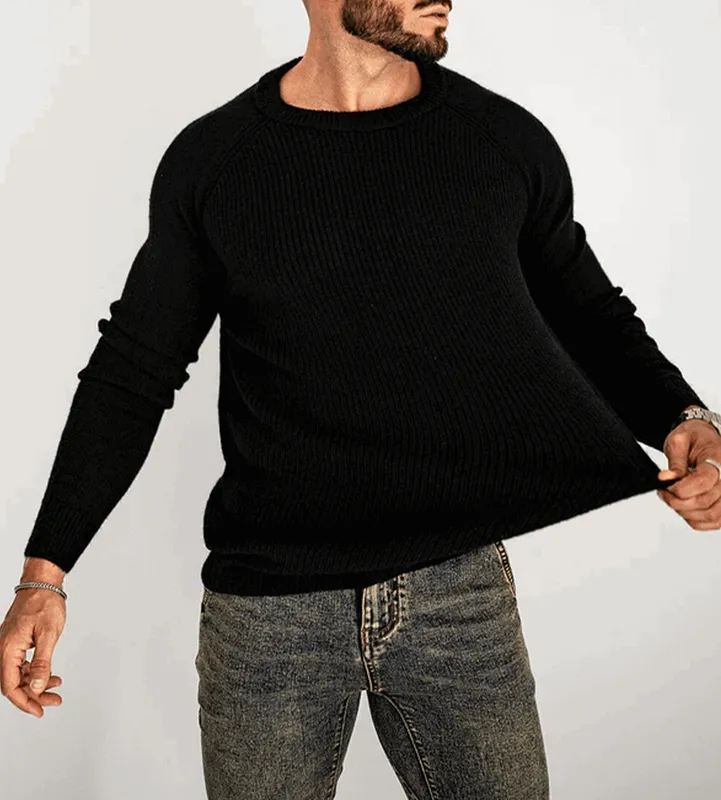 Black Crewneck Sweater