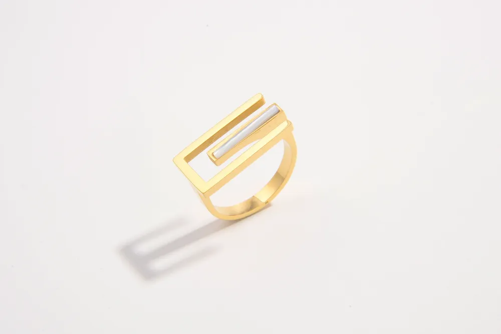 Geometric Fashion Ring