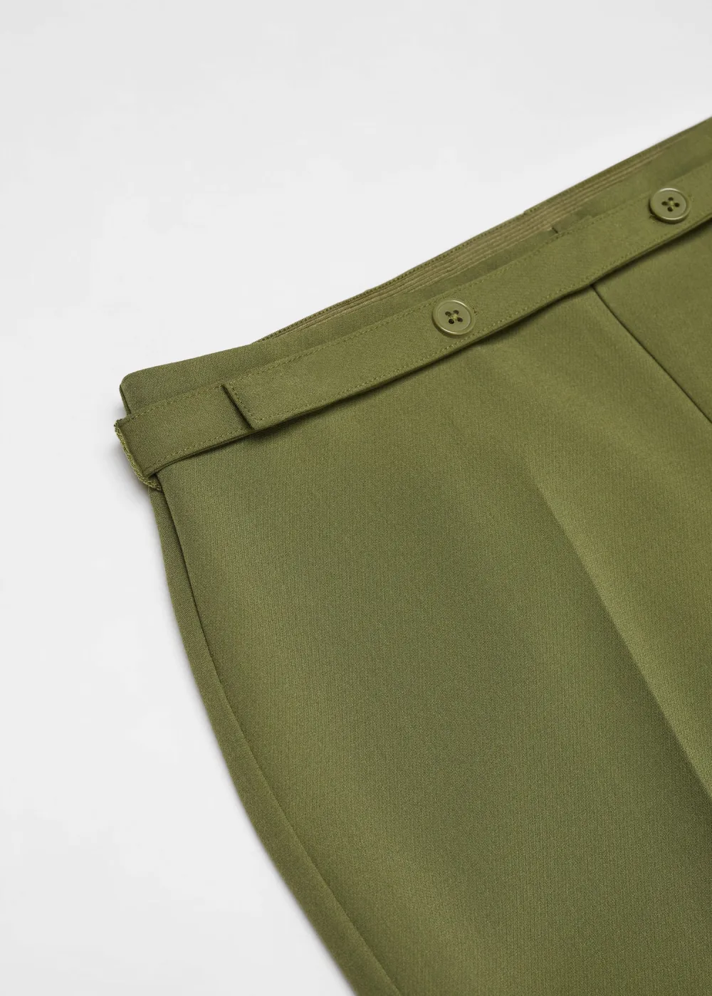 Belt Straight-Fit Pants