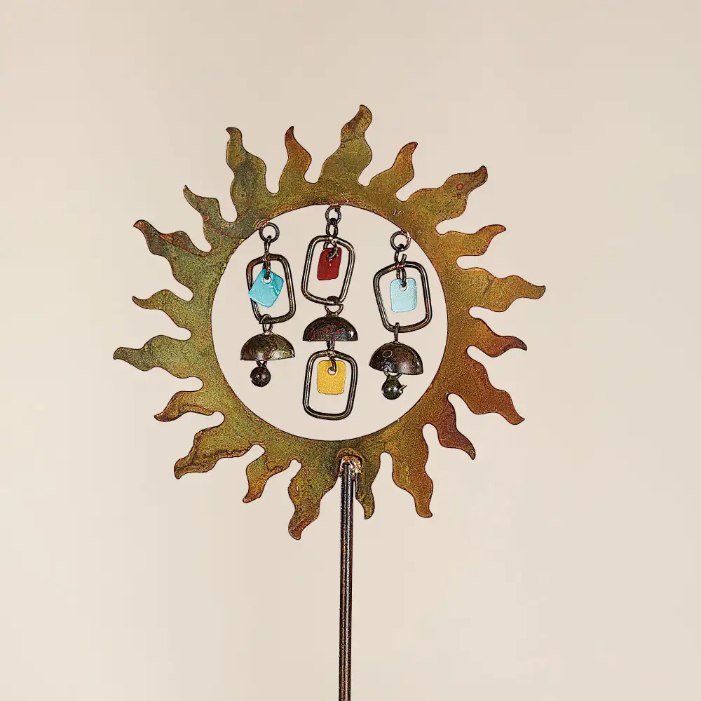 Glass Decorative Garden Stake