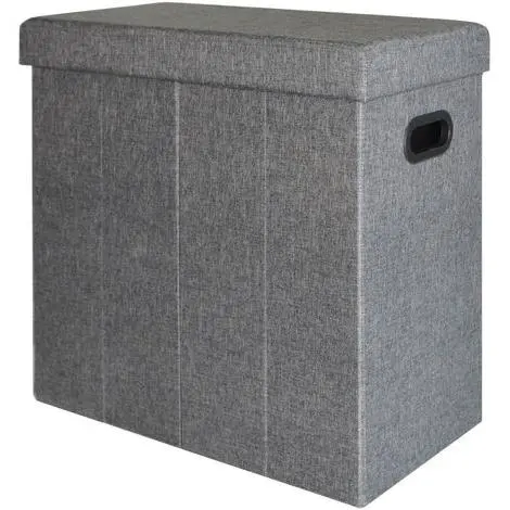 Foldable Ottoman Laundry Hamper