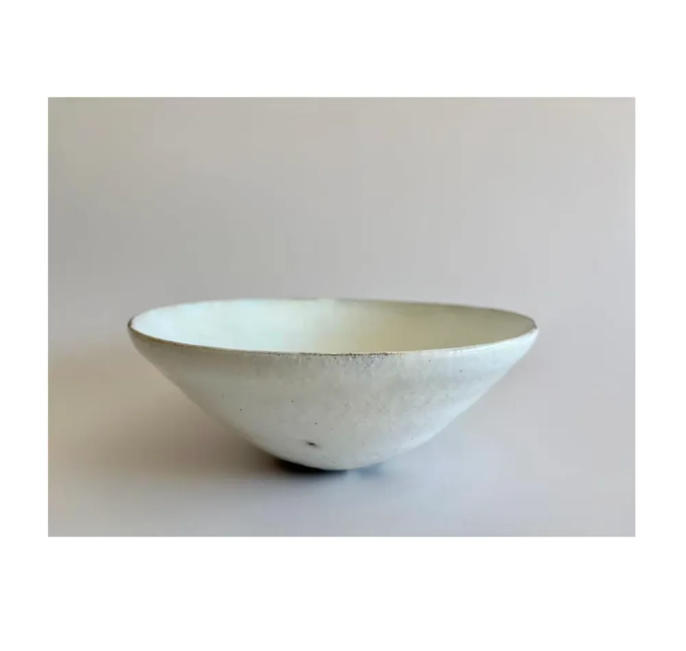 Gray Texture Large Bowl