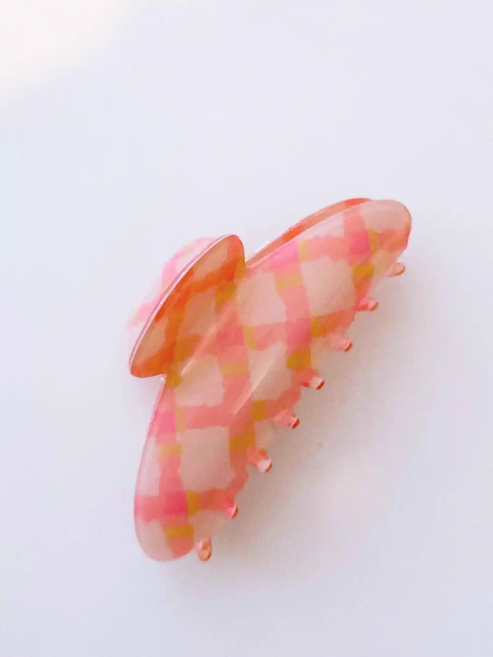 Retro Pattern Claw Clip