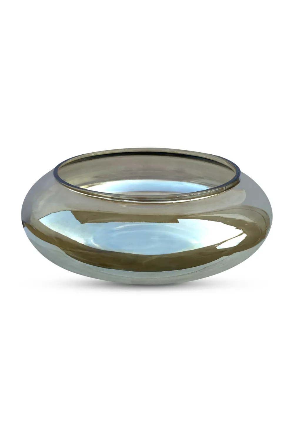 Sculptural Decorative Tabletop Glass Bowl