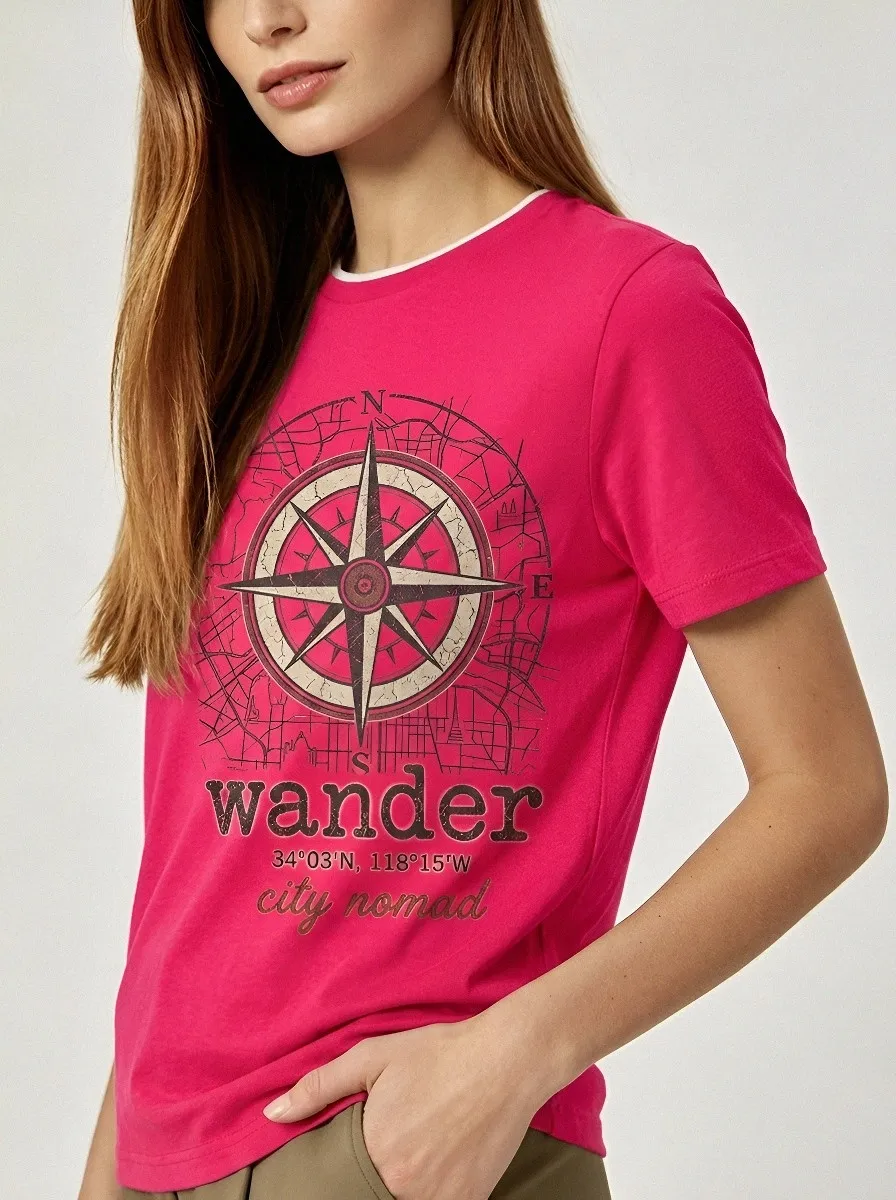 Travel Wanderlust Compass T-Shirt