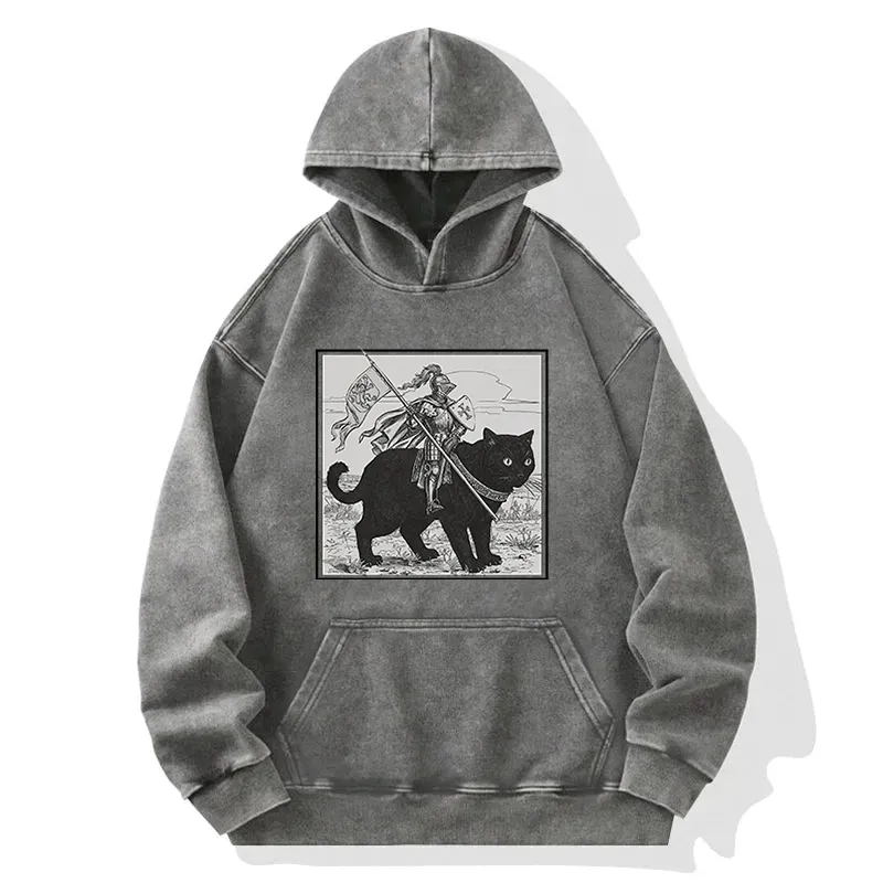 Knight Cat Rider Hoodie