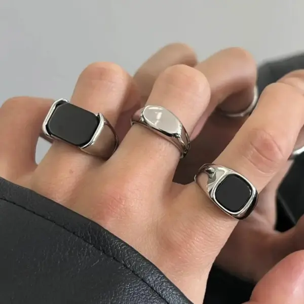 Street Style Titanium Steel Ring