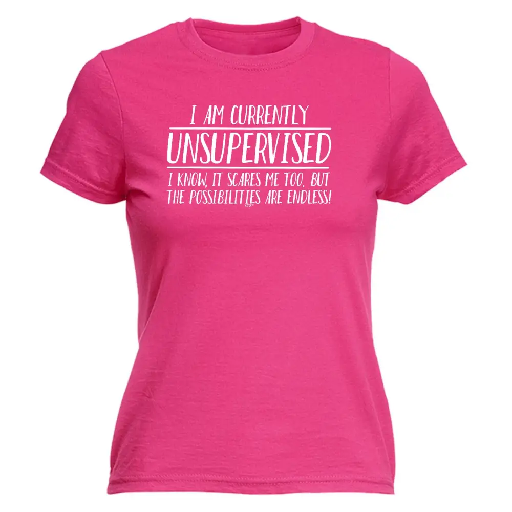 Unsupervised Mood Graphic Fitted Tee