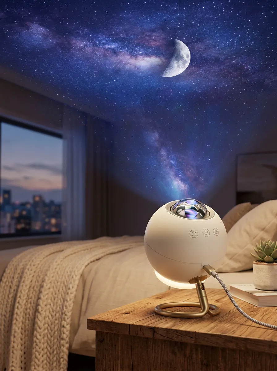 Orbit Galaxy Moon Star Projector Night Light