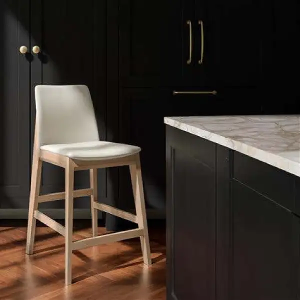 Classic Leather Vegan-Leather Counter Stool