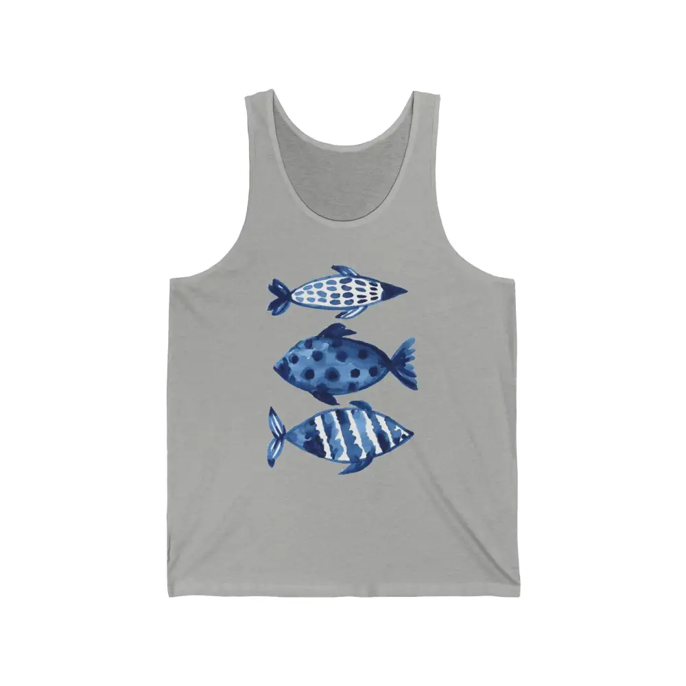 3 Indigo Fish Tank Top
