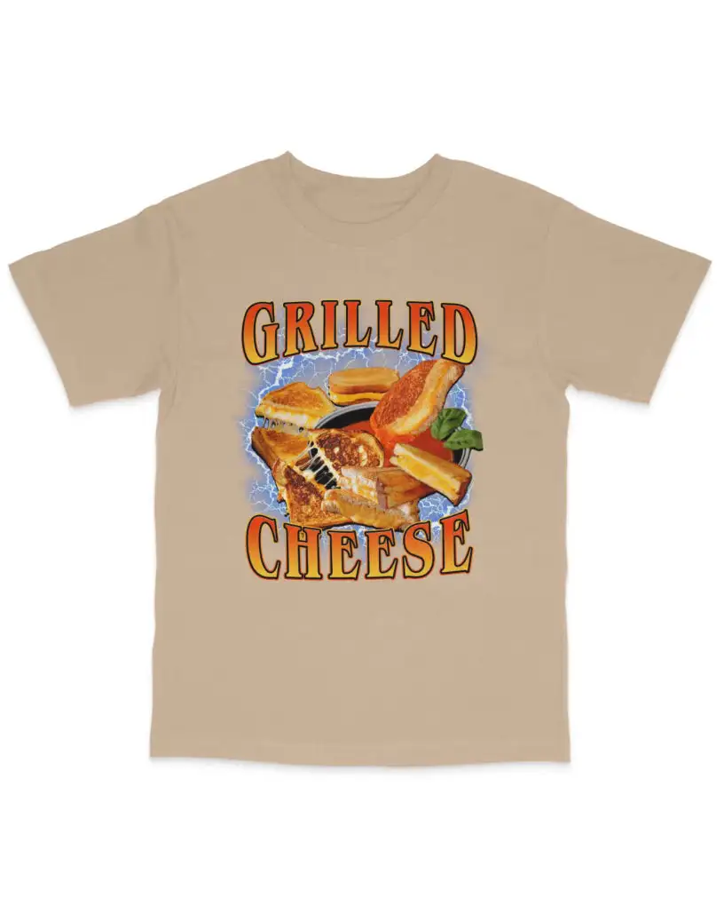 Grilled Cheese Cotton Graphic Tee