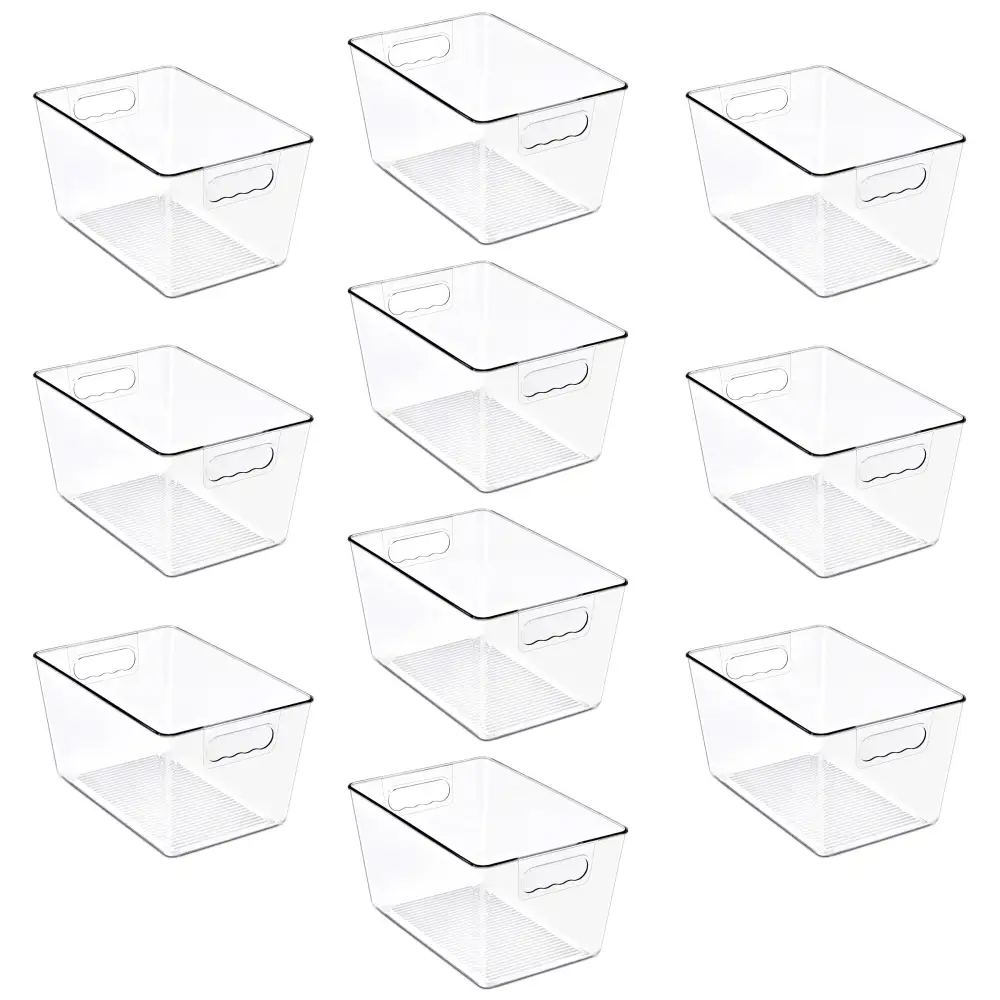 Clear Storage Bins With Handles