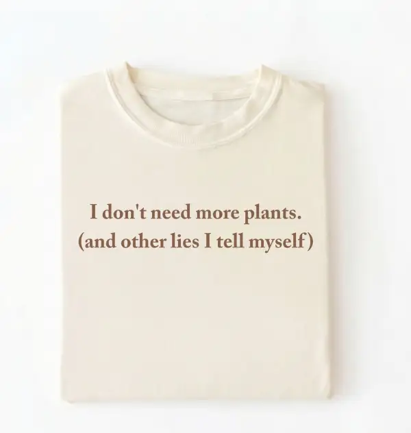 Plant Theme Printed Graphic Cotton Tee