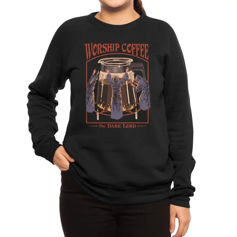 Coffee Design Crew Neck Sweatshirt