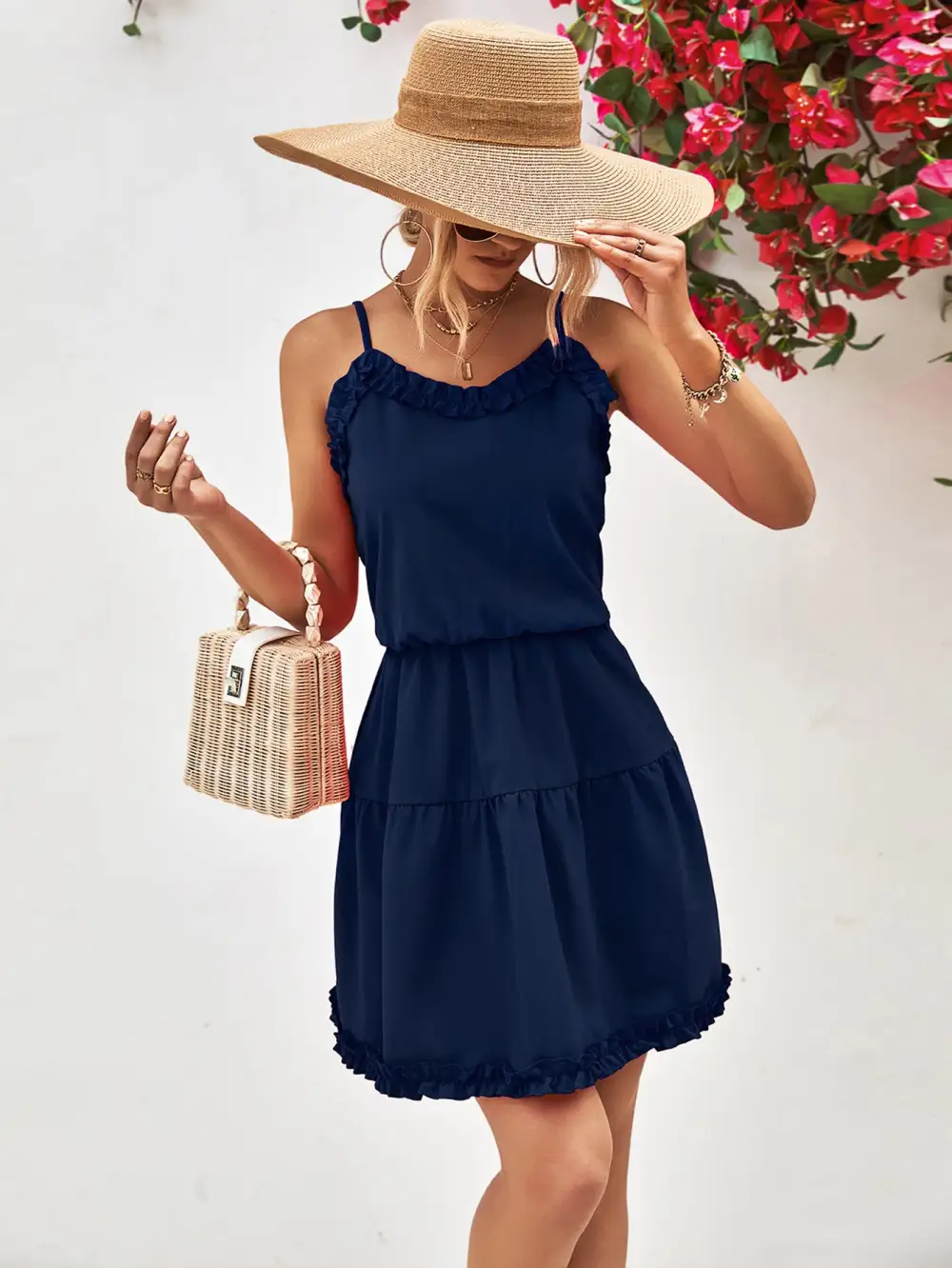Layered Soft Mini A-Line Dress