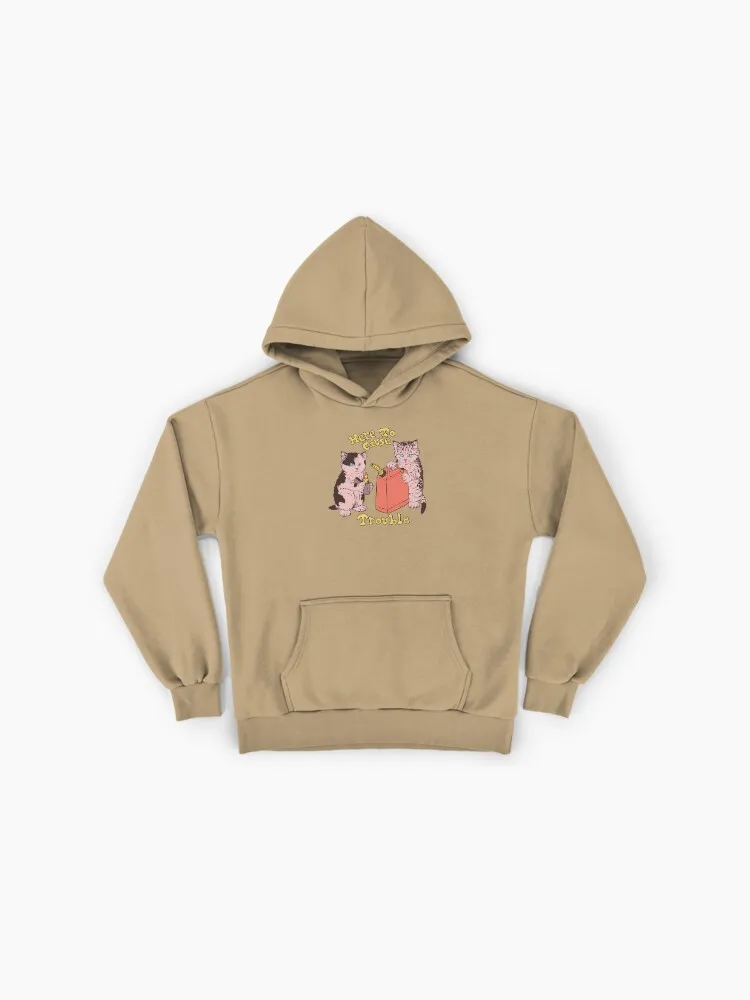 Here To Cause Trouble Premium Oversized Hoodie