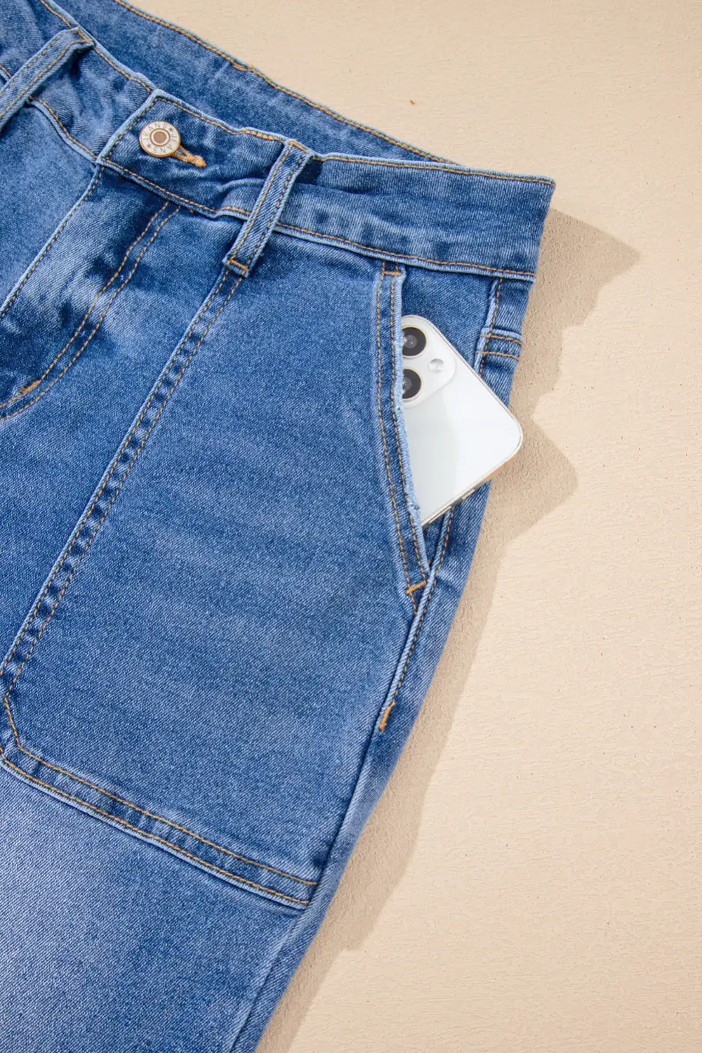 Structured Neat Finish Denim Jeans