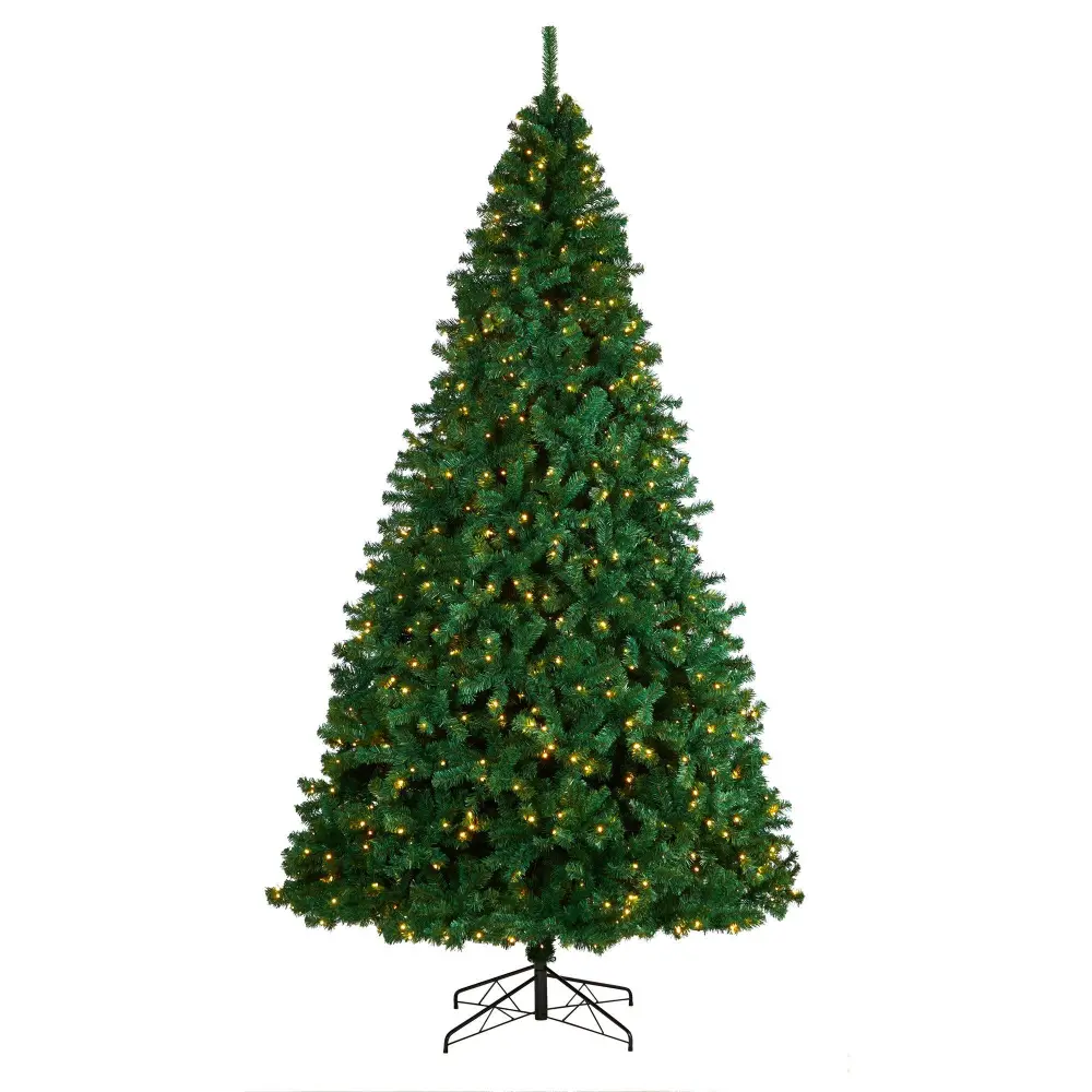 Northern Tip Artificial Christmas Tree with Clear LED Lights and Bendable Branches