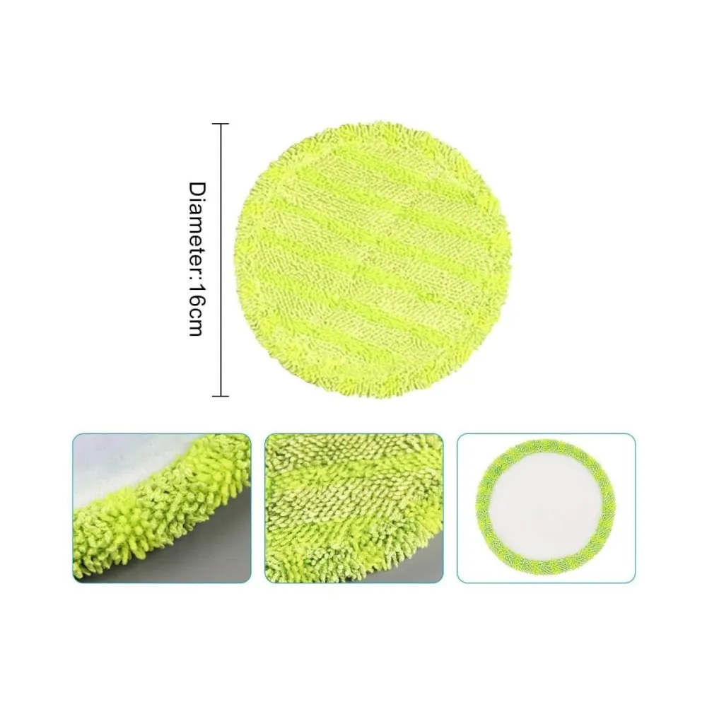 Multi-Floor Compatible Microfiber Mop Pads