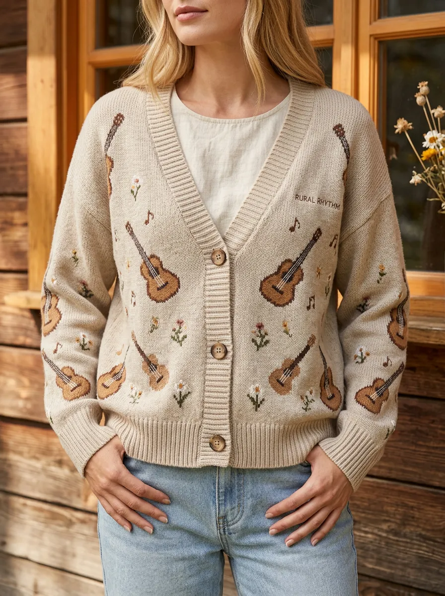 Backroad Women's Country Music Casual Cardigan
