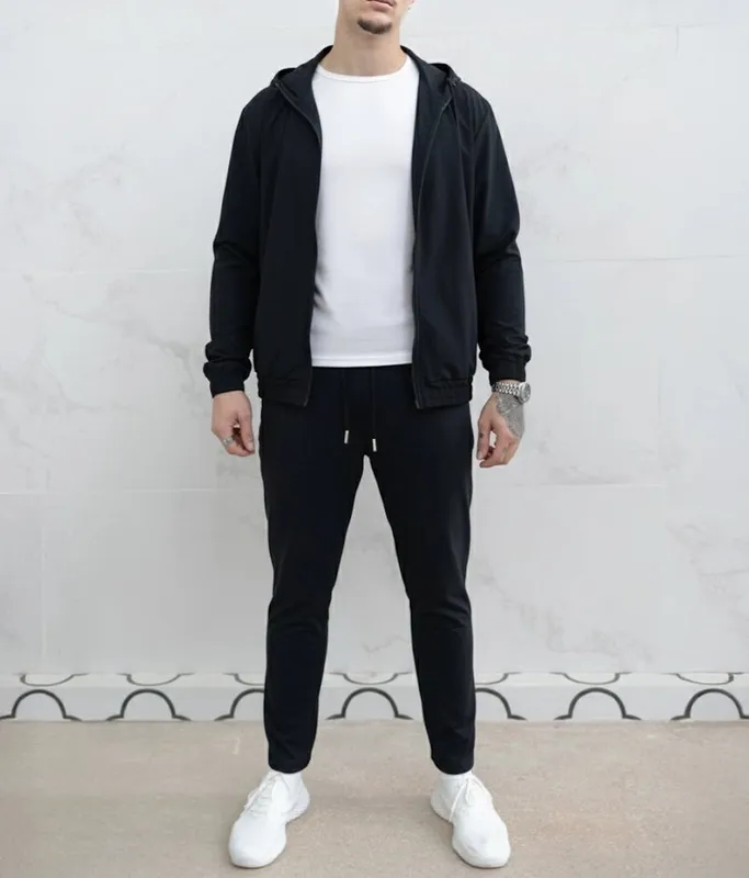 Black Coordinated Clothing Piece