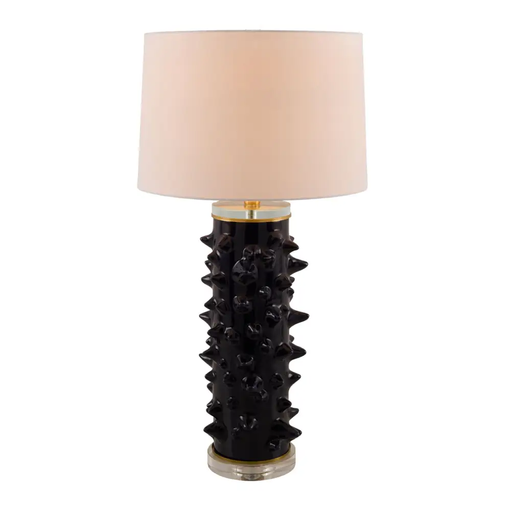 Spike Studded Ceramic Table Lamp