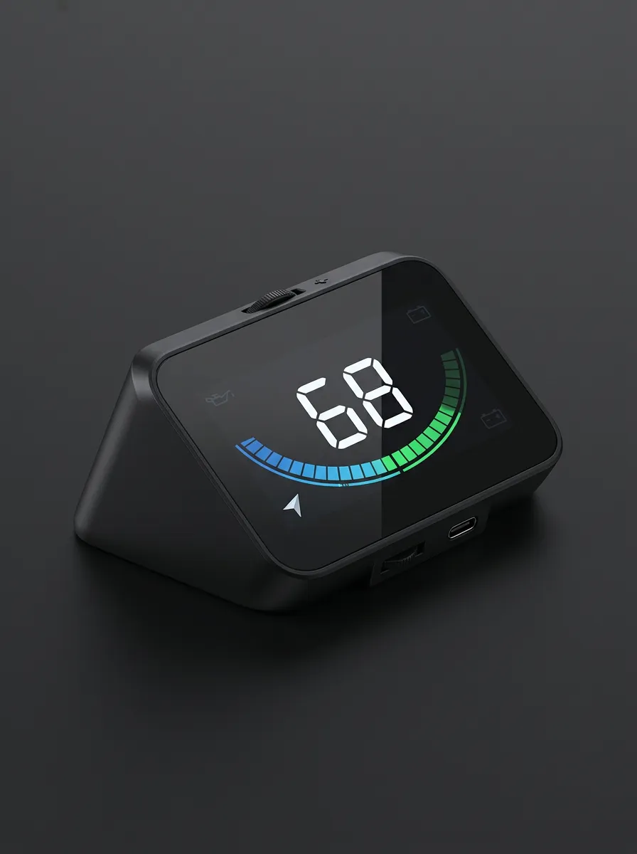 Gradient-Gauge Digital-Speedometer HUD Car HUD Display
