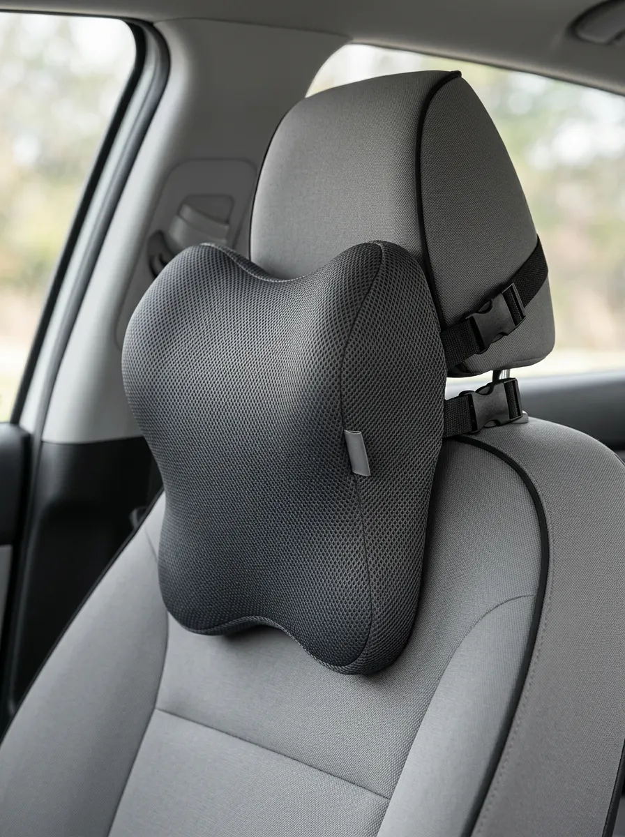 Neck-Support Mesh Ergonomic-Style Car Neck Support Pillow