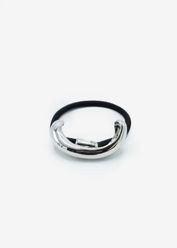 Silver Hair Tie