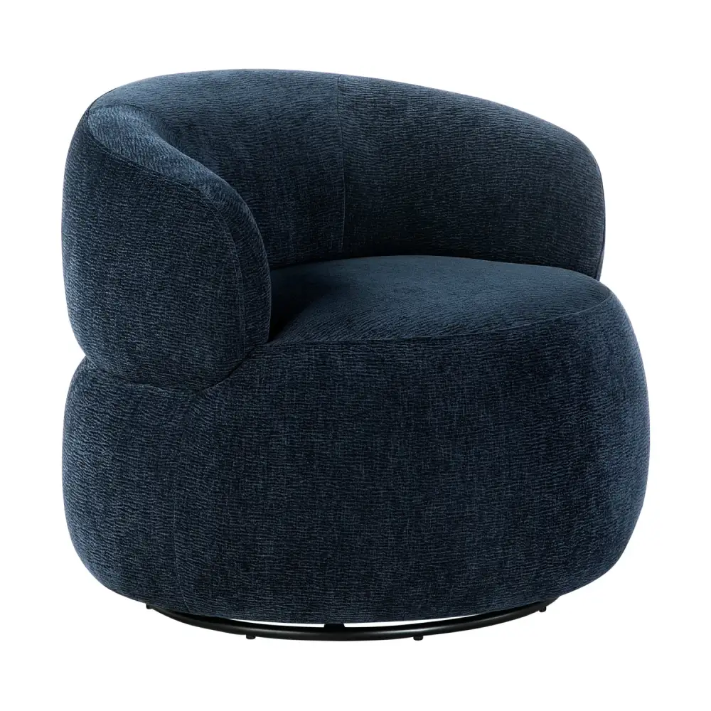 Modern Round Swivel Accent Chair