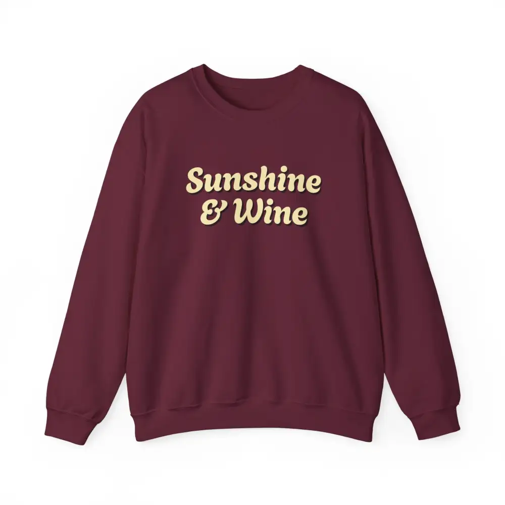 Wine Glow Graphic Sweatshirt