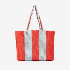 Classic Raffia Textured Everyday Tote Bag