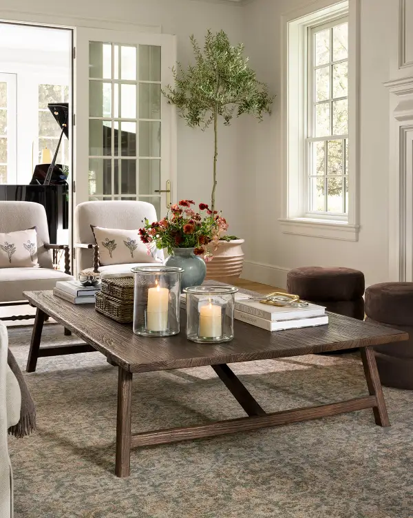 Textural Hand-Tufted Wool Area Rug
