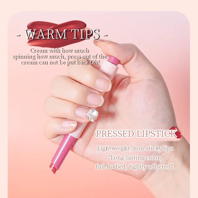 Waterproof Makeup Mirror Pressed Lipstick Pen lip stick