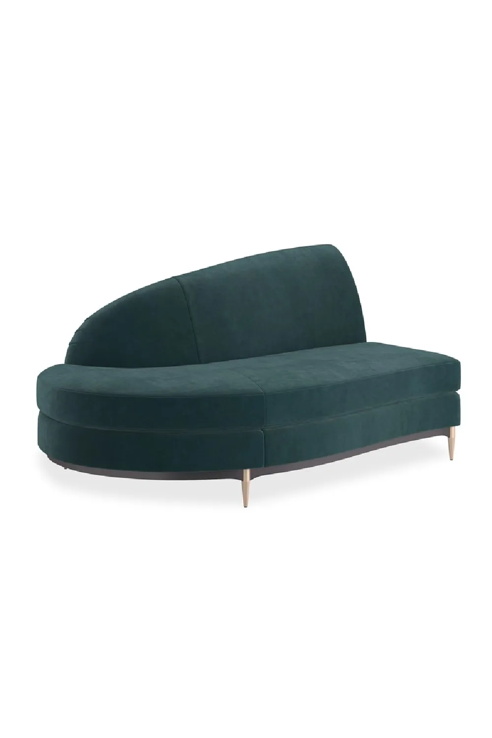 Relaxed Sectional Velvet Sectional Sofa