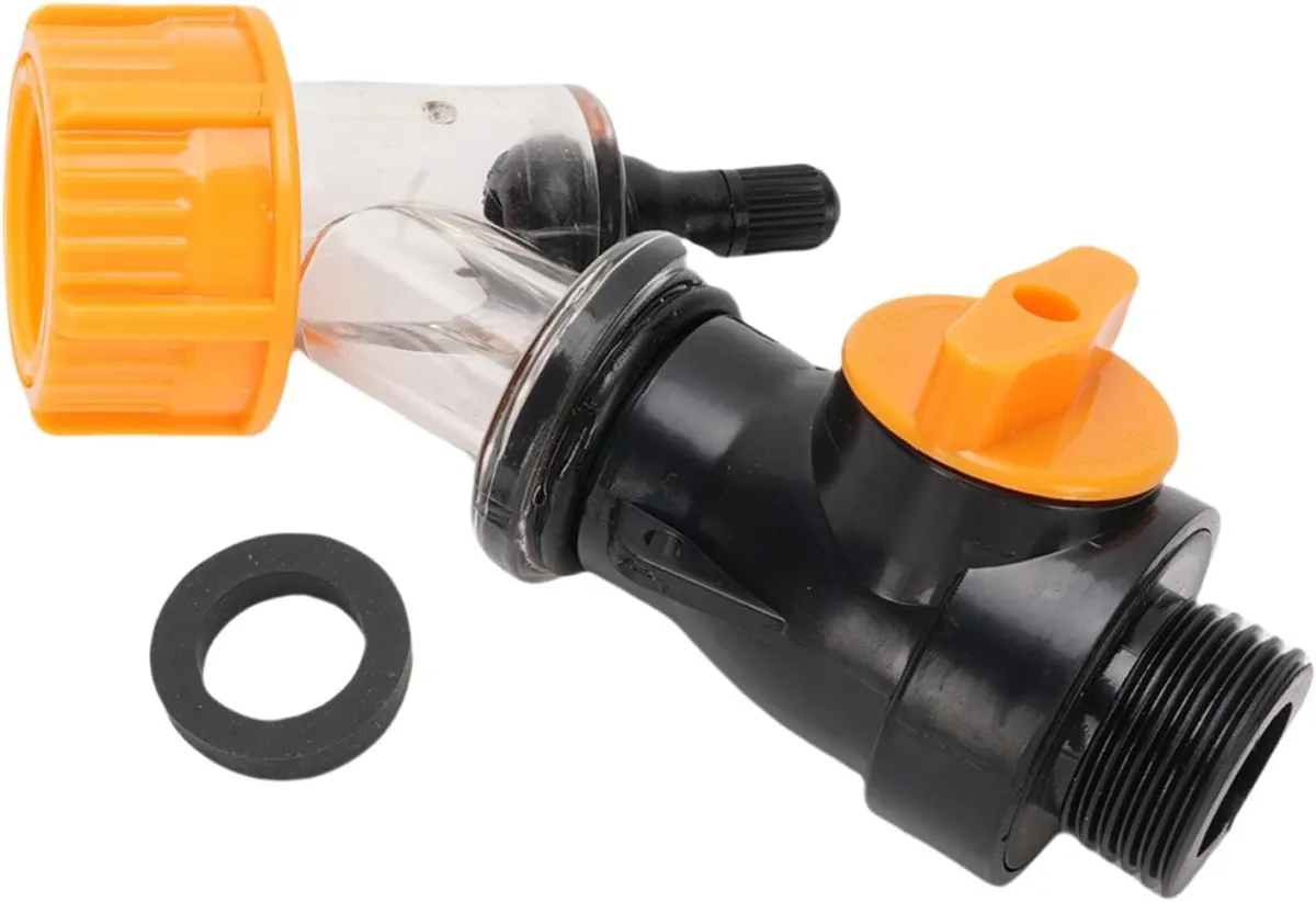 Water Heater Sediment Flush Tool with Clear-View Window
