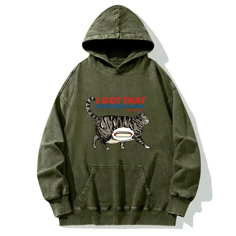 Dog Energy Washed Hoodie