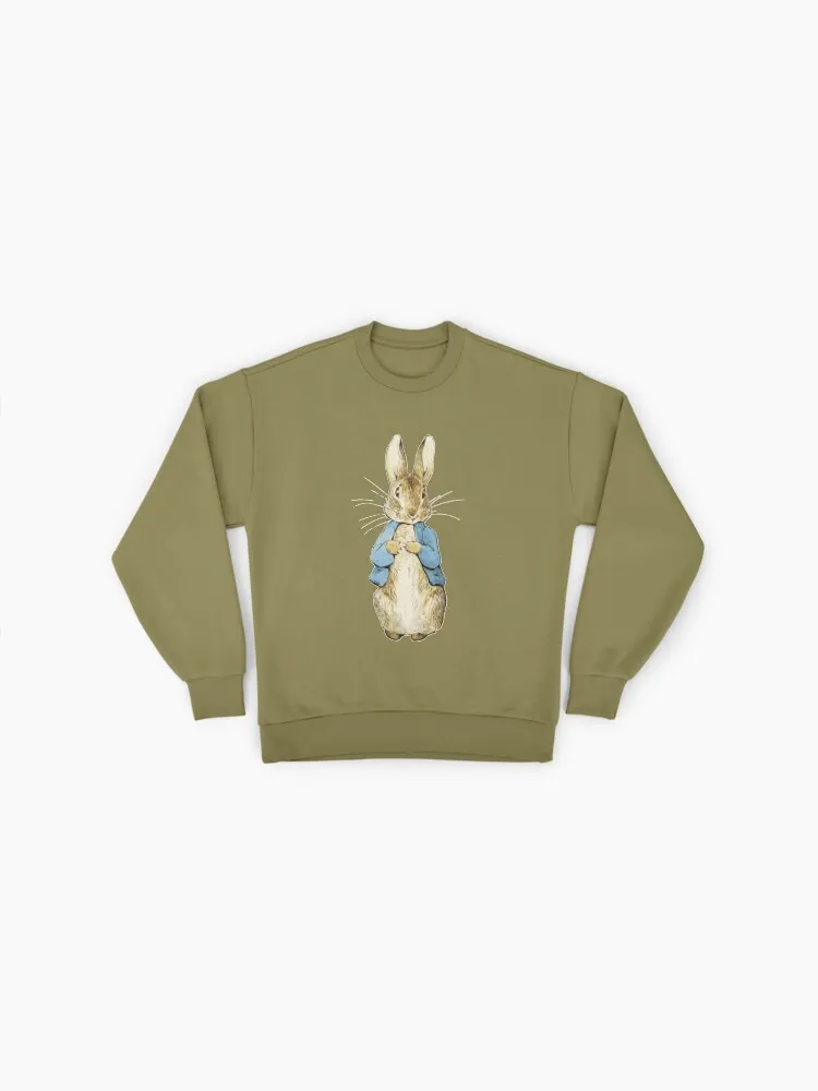 Classic Cartoon Bunny Graphic Sweatshirt
