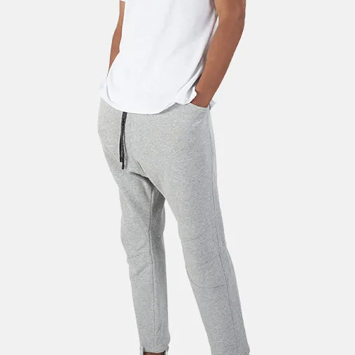 Cotton Drop-Crotch Pants